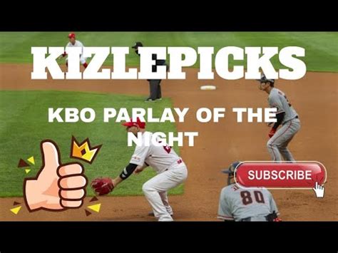 kbo predictions|kbo parlays.